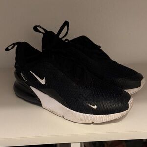Nike Kids Black and White Air Max Sneakers